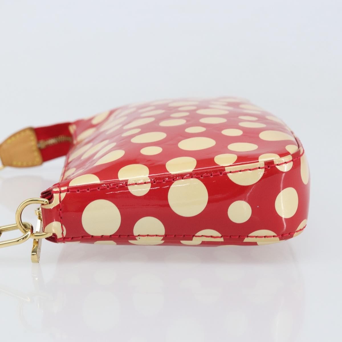 Louis Vuitton Pochette Accessoires NM Kusama Infinity Dots Monogram Vernis, RED, PATENT_LEATHER, Clutche & pouche