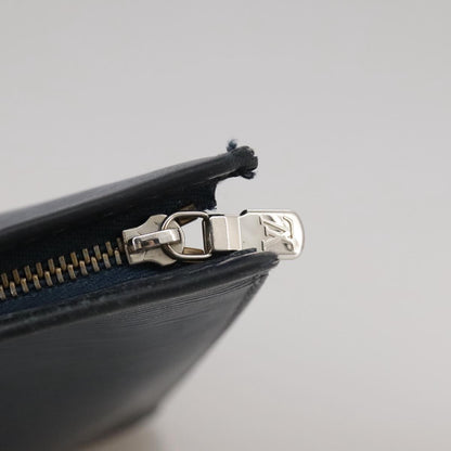 Louis Vuitton Toiletry Pouch Epi Leather, NAVY, LEATHER, Toiletry Case