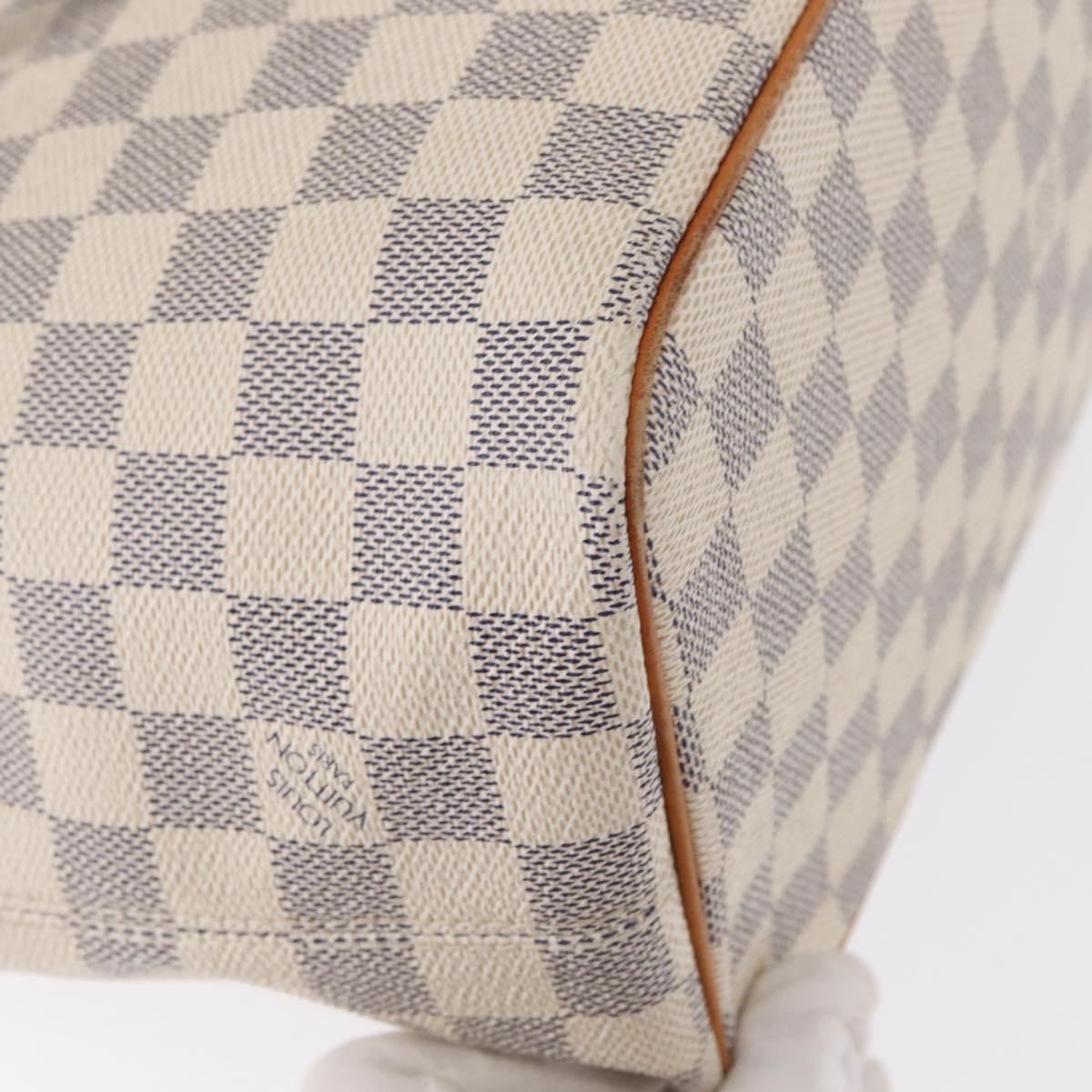 Louis Vuitton Saleya Handbag Damier, WHITE, CANVAS, Tote bag