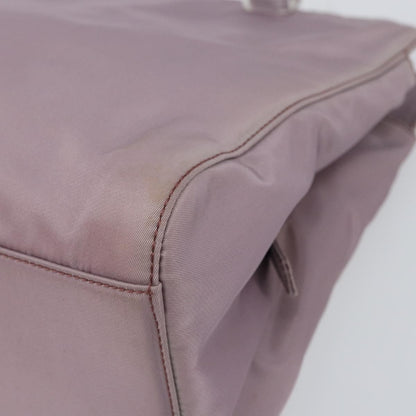 Prada Resin Handle Tote Tessuto, PURPLE, NYLON, Tote bag