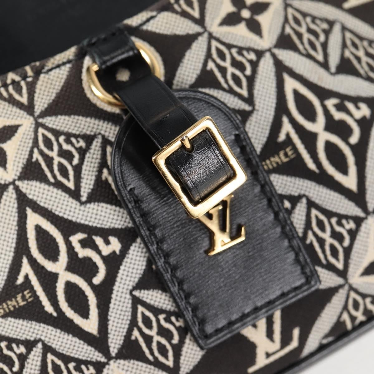 Louis Vuitton Deauville Handbag Limited Edition Since 1854 Monogram Jacquard, BLACK, CANVAS, Shoulder bag