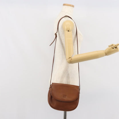Burberry Vintage Shoulder Bag Leather, BROWN, LEATHER, Shoulder bag