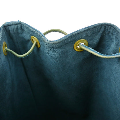 Louis Vuitton Petit Noe Handbag Epi Leather, BLUE, LEATHER, Shoulder bag