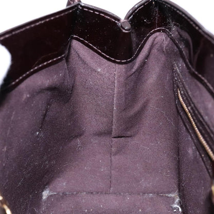 Louis Vuitton Wilshire Handbag Monogram Vernis, BURGUNDY, PATENT_LEATHER, Handbag