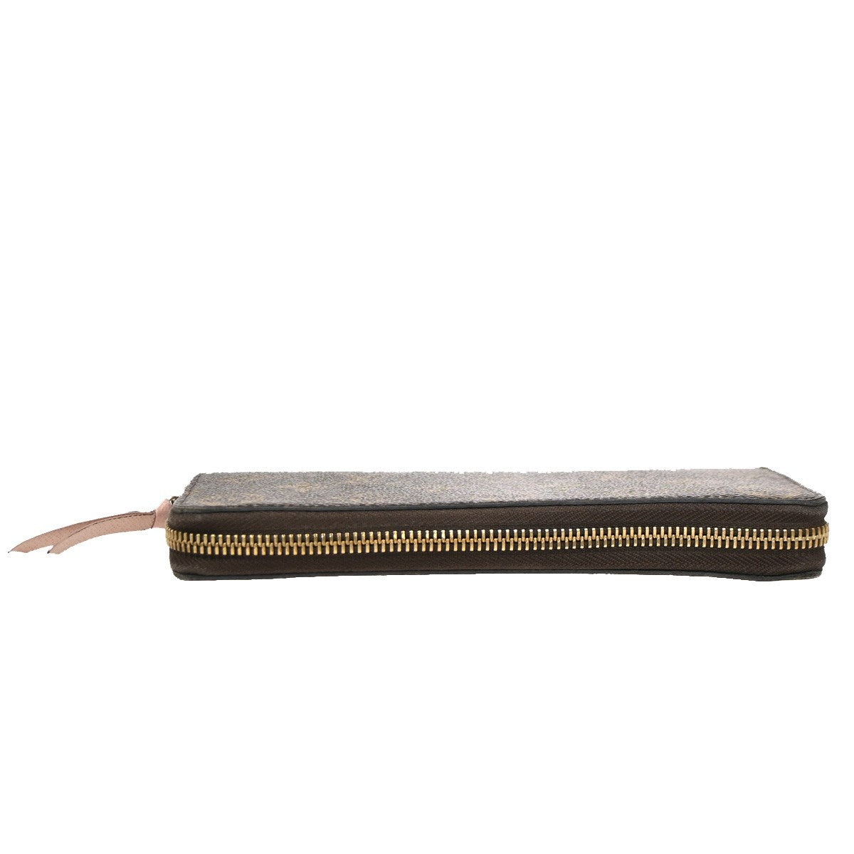 Louis Vuitton Clemence Wallet Monogram Canvas, BROWN, LEATHER, Wallets