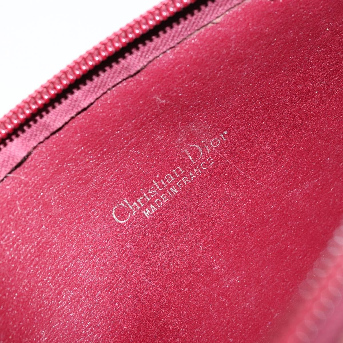 Christian Dior Vintage Trotter Shoulder Bag Canvas, BEIGE, CANVAS, Shoulder bag