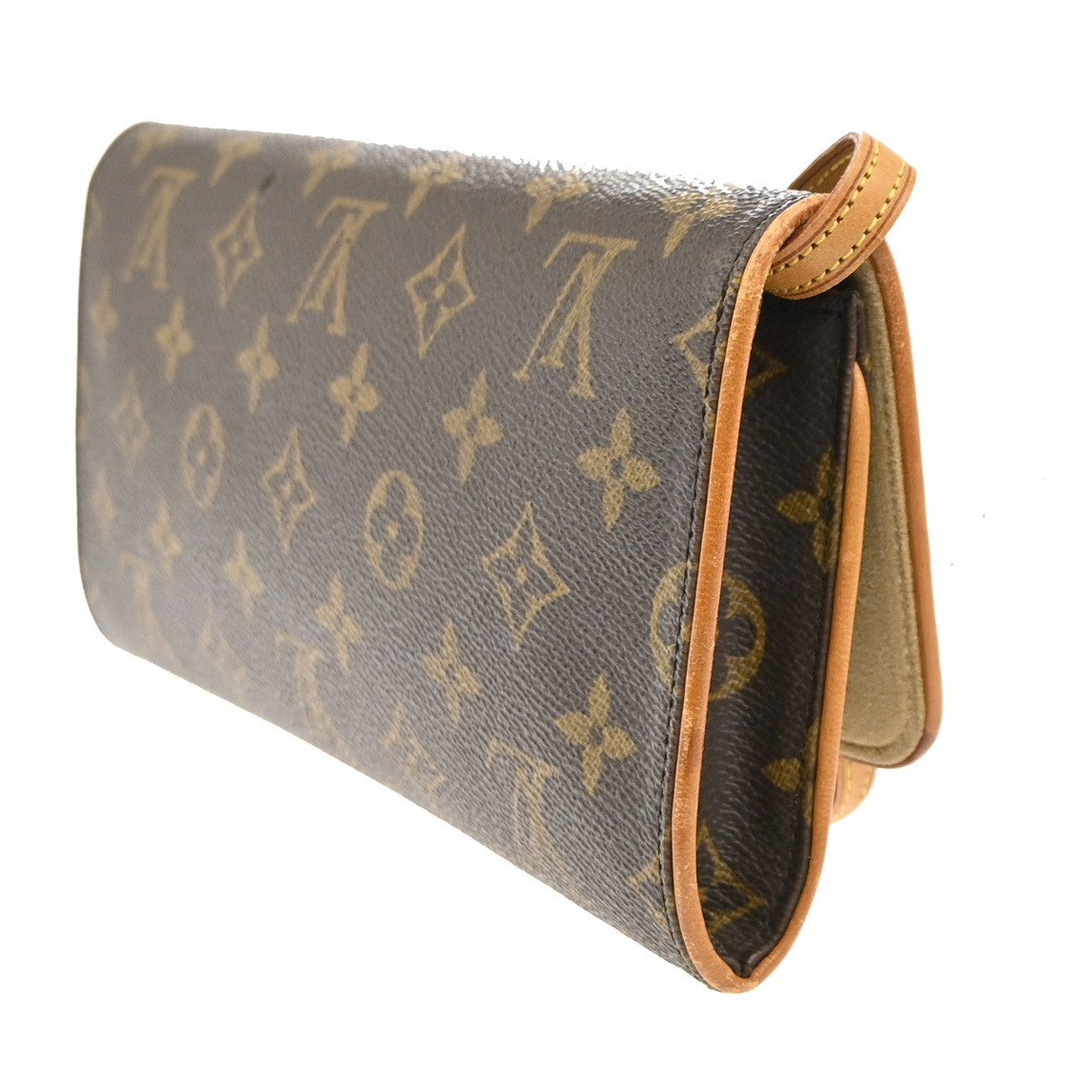 Louis Vuitton Twin Handbag Monogram Canvas, BROWN, CANVAS, Shoulder bag