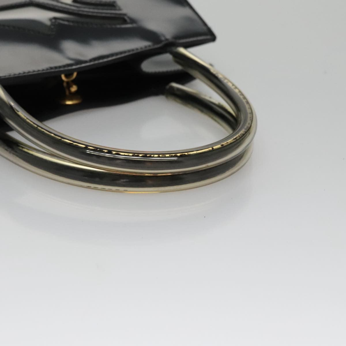 Salvatore Ferragamo Shopper Tote Patent Leather, BLACK, PATENT_LEATHER, Tote bag