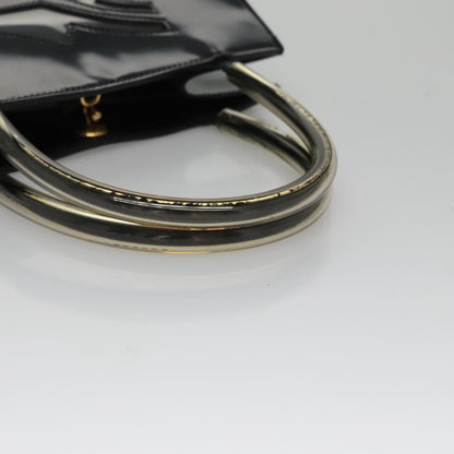 Salvatore Ferragamo Shopper Tote Patent Leather, BLACK, PATENT_LEATHER, Tote bag