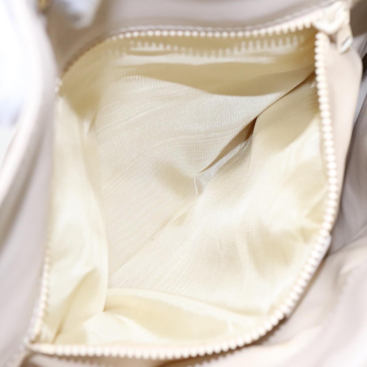 Celine Vintage Shoulder Bag Leather, Beige, Leather, Shoulder Bag