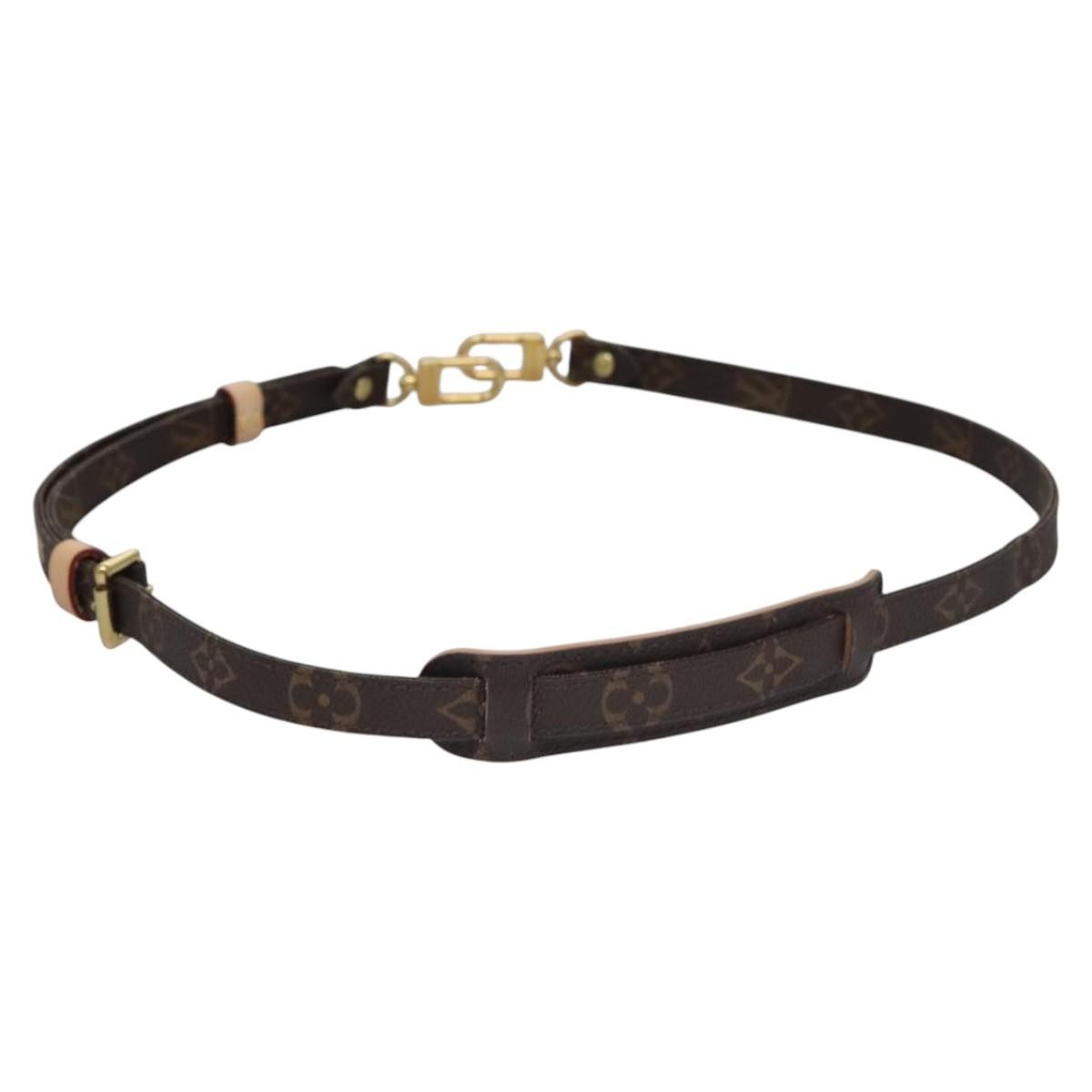 Louis Vuitton Adjustable Shoulder Strap Monogram Canvas, BROWN, CANVAS, Straps