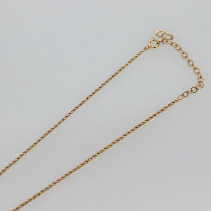 Christian Dior CD Pendant Necklace Metal, GOLD, METAL, Necklace