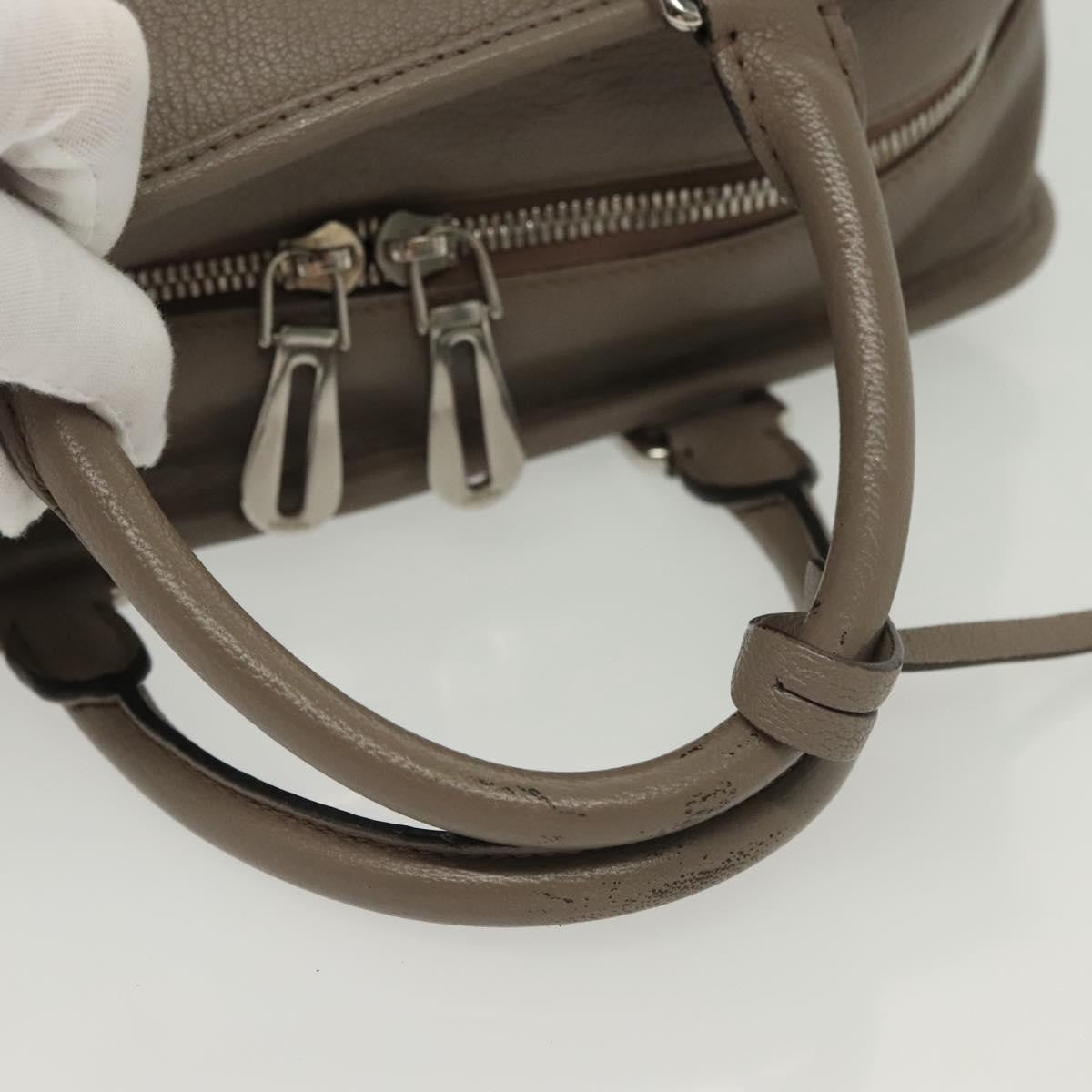 Loewe Amazona Bag Leather, GRAY, LEATHER, Handbag