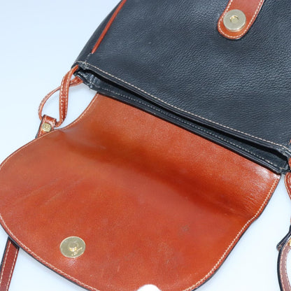Bally Vintage Shoulder Bag Leather, Brown, Leather, Shoulder Bag