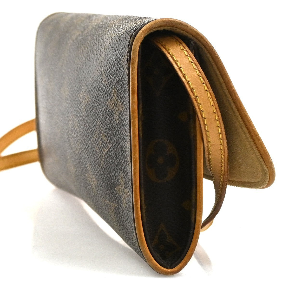 Louis Vuitton Twin Handbag Monogram Canvas, Brown, Canvas, Clutch