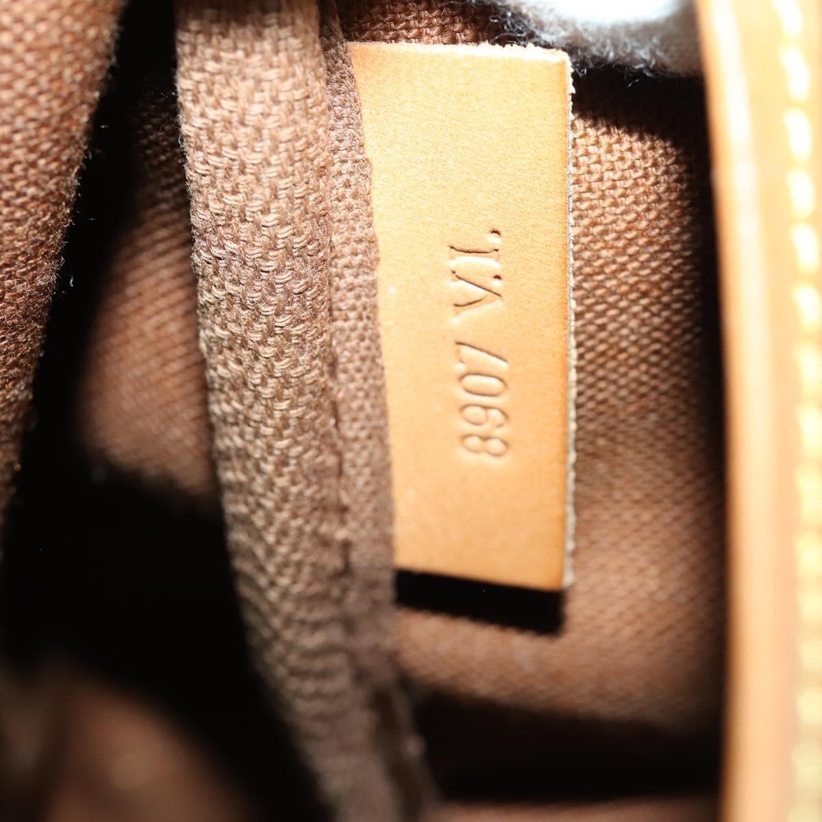 Louis Vuitton Saumur Handbag Monogram Canvas, BROWN, CANVAS, Shoulder bag
