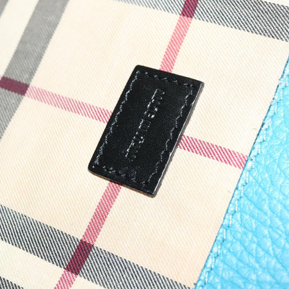 Burberry Vintage tote bag Leather, BLUE, LEATHER, Tote bag