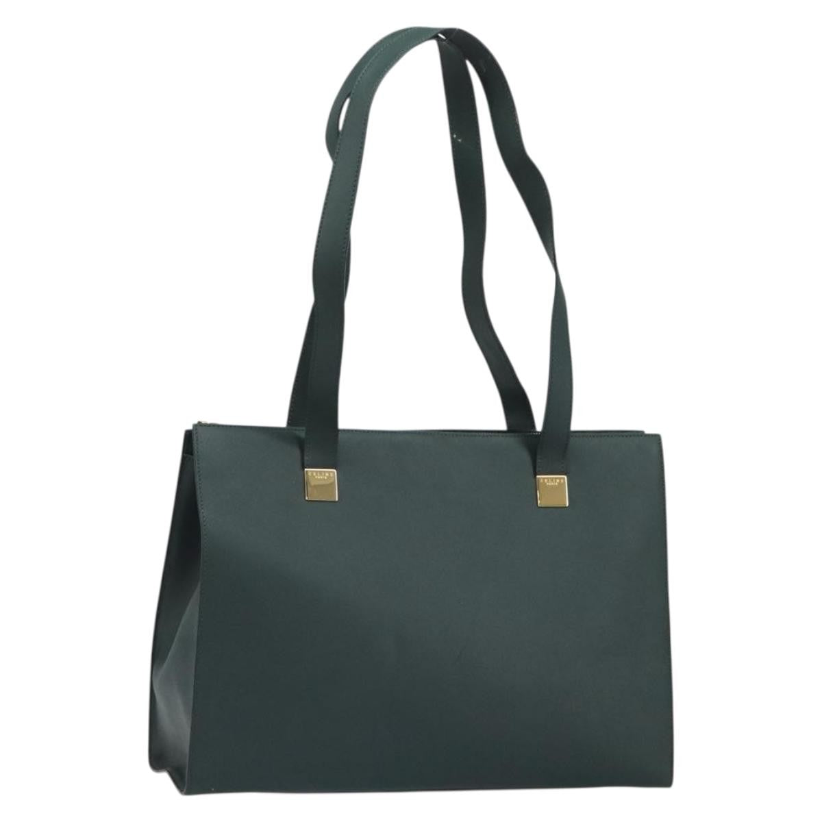 Celine Tote bag Leather, GREEN, LEATHER, Tote bag