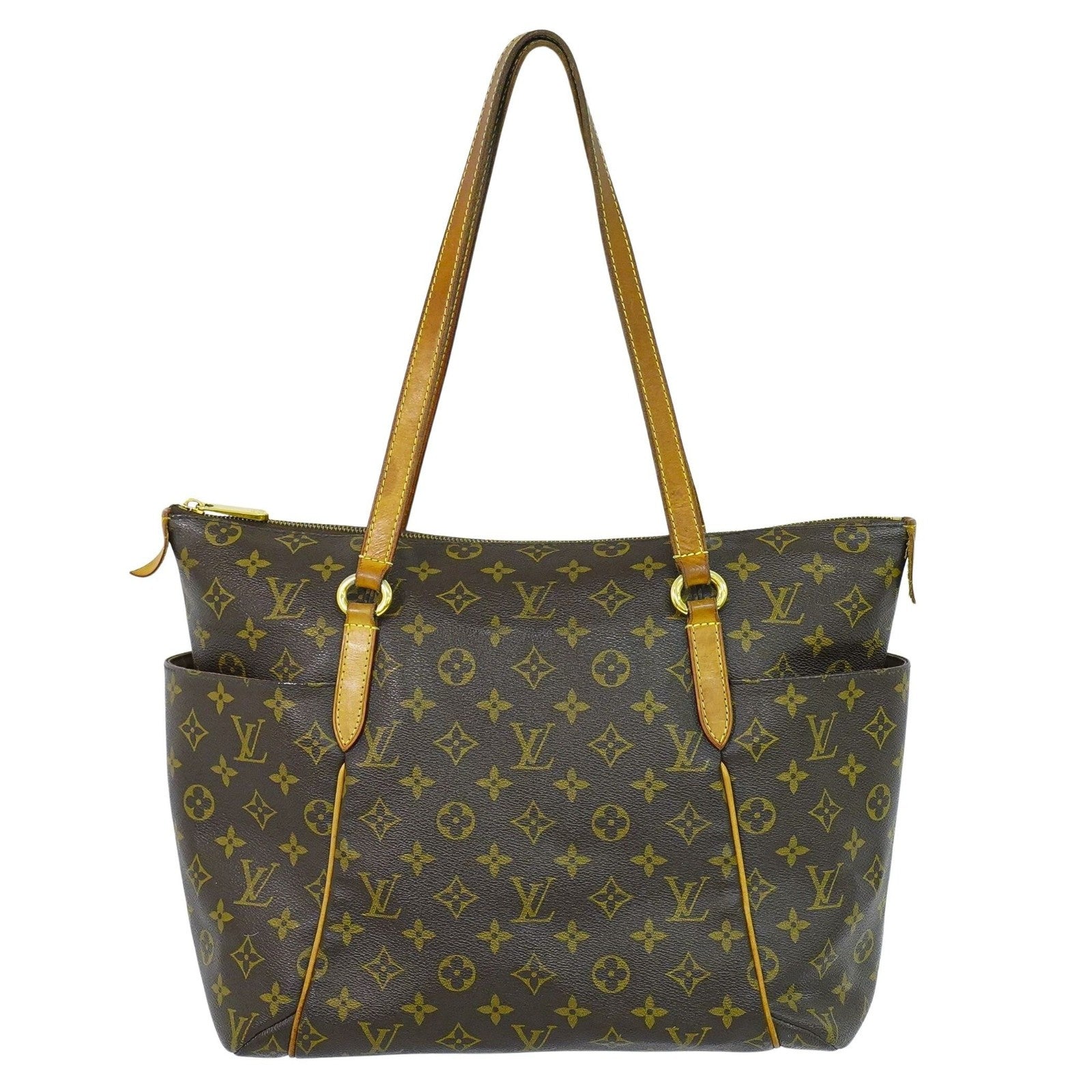 Louis Vuitton Totally Handbag Monogram Canvas, BROWN, CANVAS, Tote bag