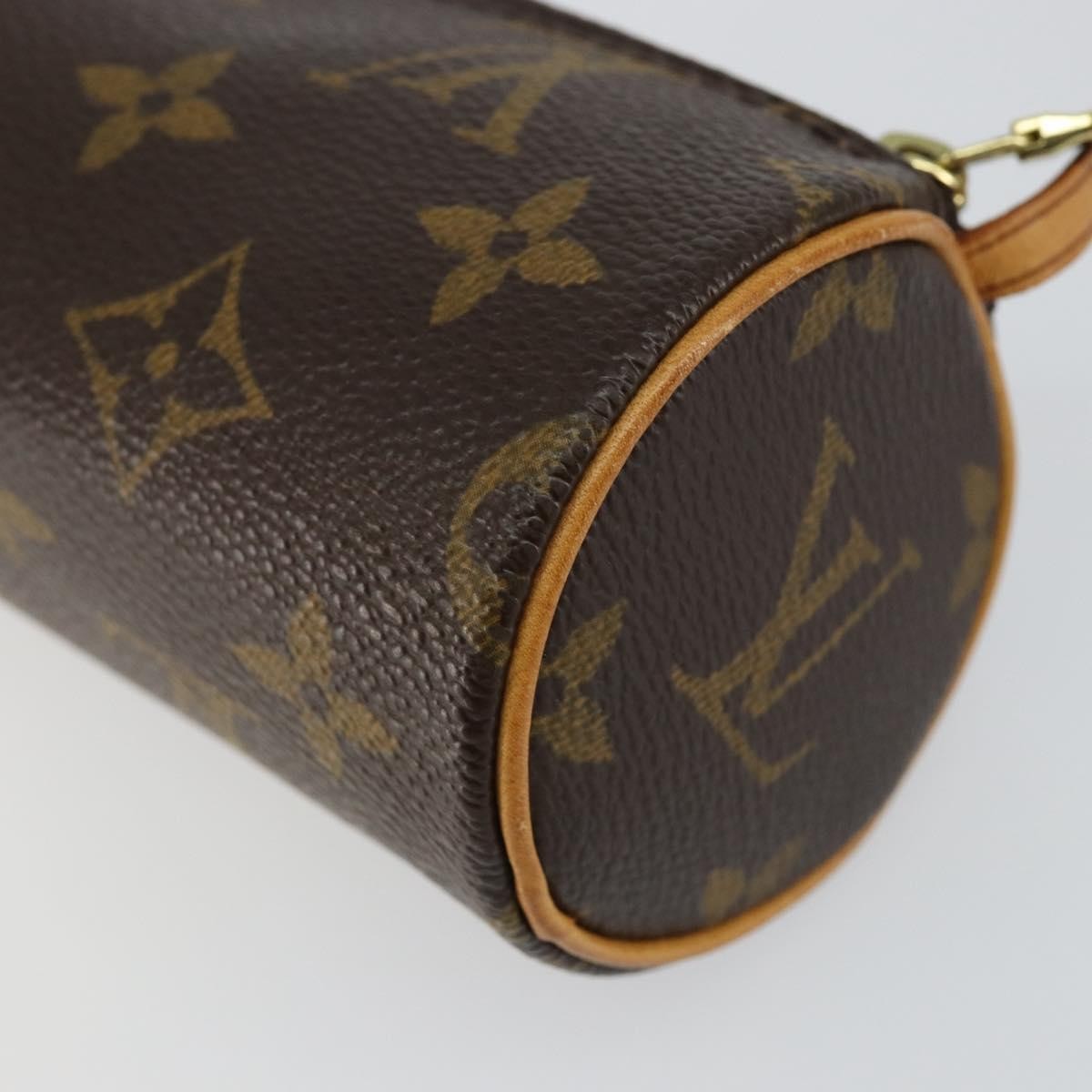 Louis Vuitton Papillon Pochette Monogram Canvas, BROWN, CANVAS, Handbag