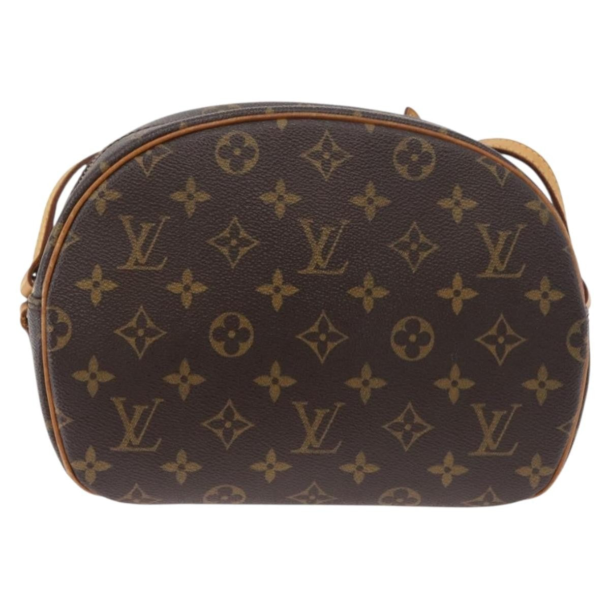 Louis Vuitton Blois Handbag Monogram Canvas, Brown, Canvas, Shoulder Bag