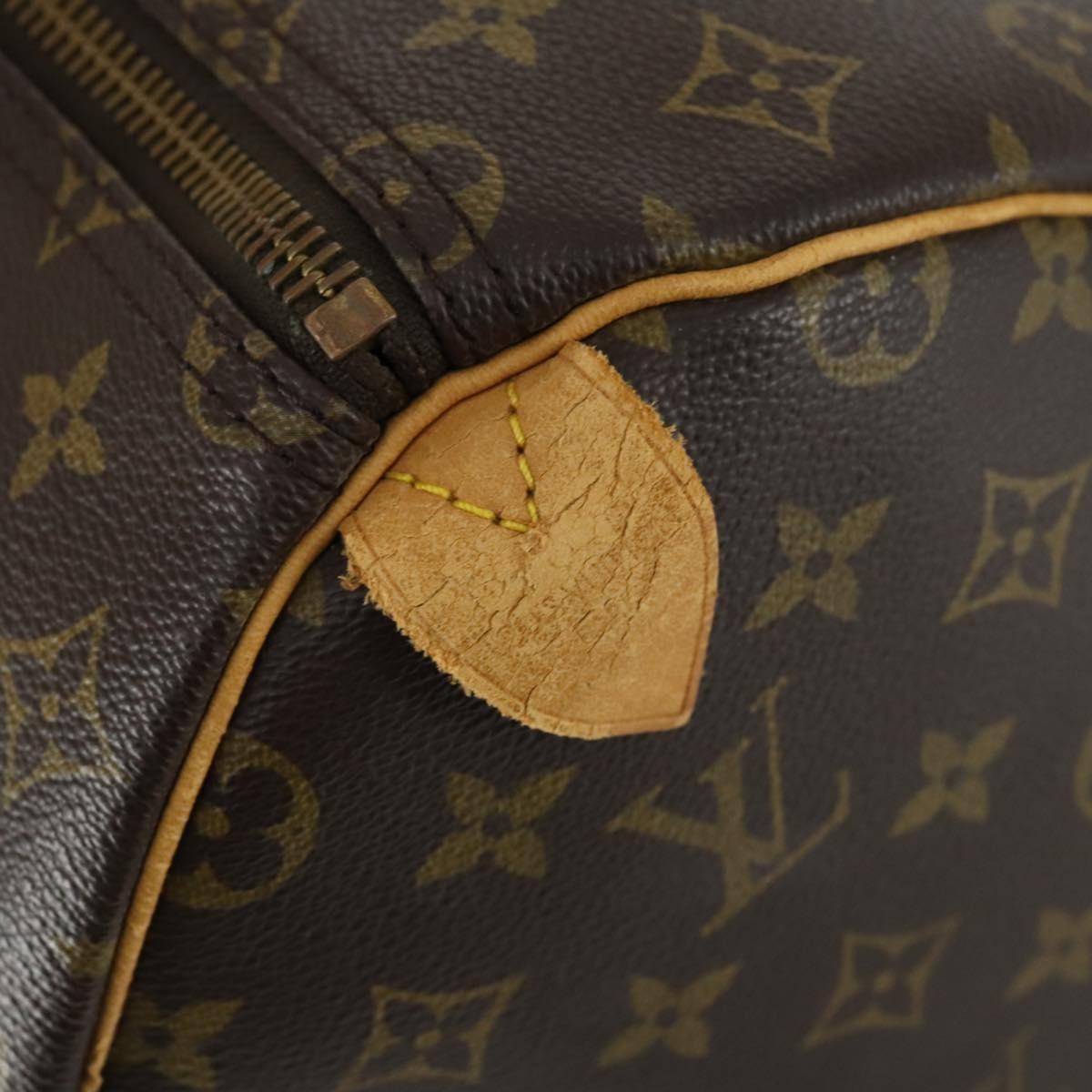 Louis Vuitton Keepall Bag Monogram Canvas, BROWN, CANVAS, Travel bag