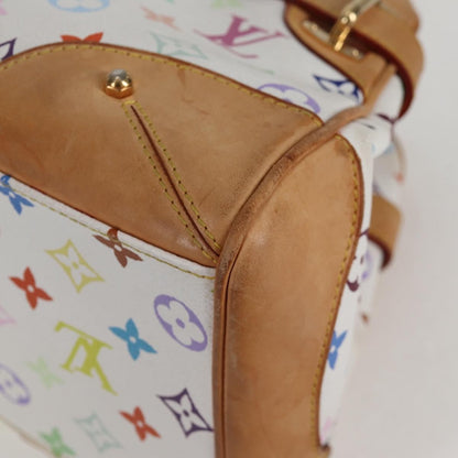 Louis Vuitton Claudia Handbag Monogram Multicolor, WHITE, CANVAS, Handbag