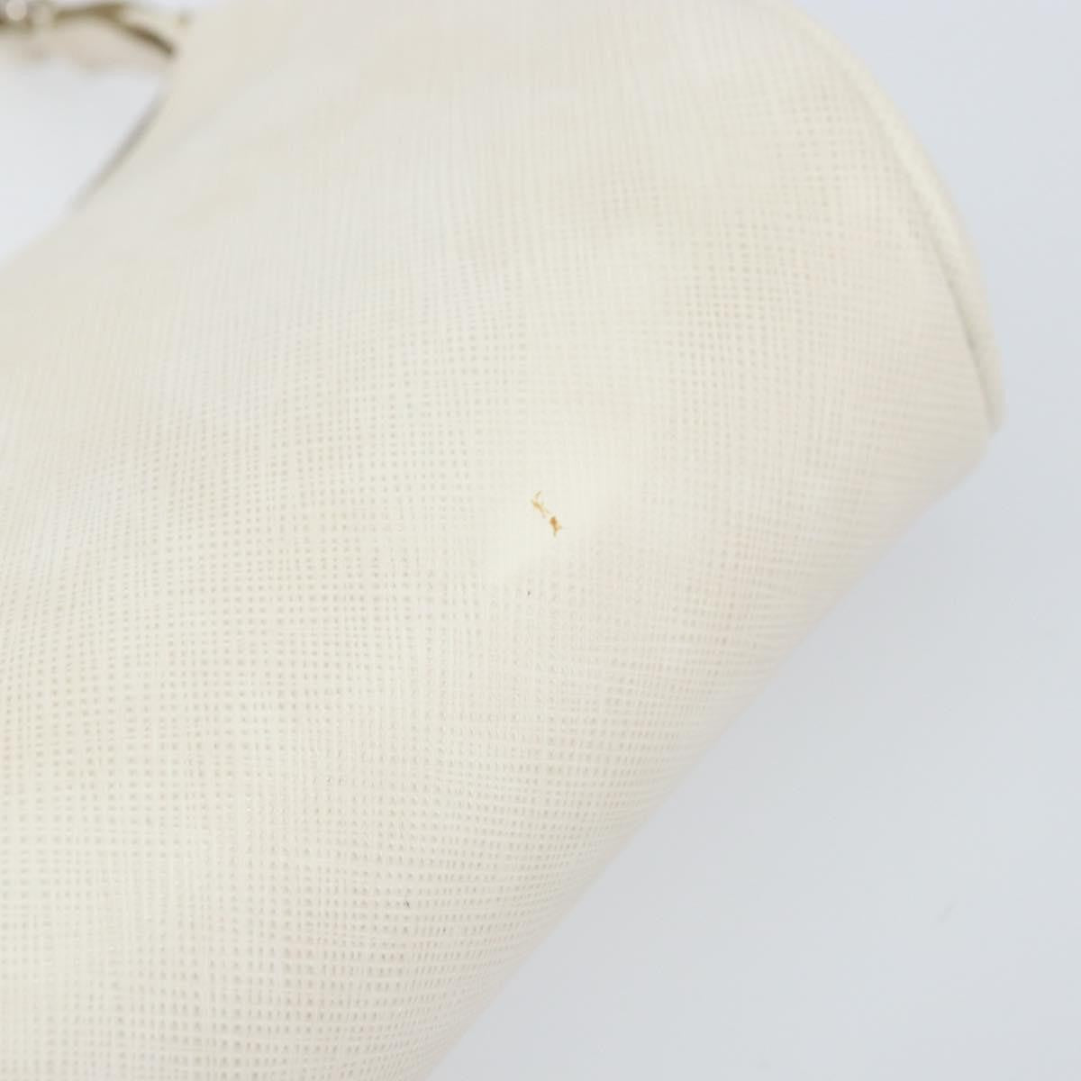 Salvatore Ferragamo Gancini Shoulder Bag Leather, WHITE, LEATHER, Shoulder bag
