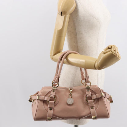 Versace Vintage Medusa Belt Bag Leather, PINK, LEATHER, Handbag