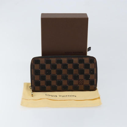 Louis Vuitton Zippy Wallet NM Damier Piet, BLACK, CANVAS, Wallets
