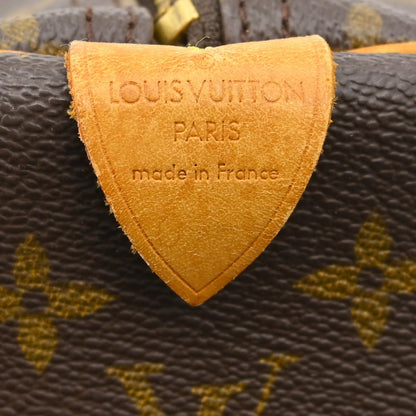Louis Vuitton Keepall Bag Monogram Canvas, Brown, Canvas, Travel Bag