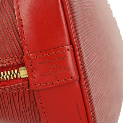 Louis Vuitton Alma Handbag Epi Leather, RED, LEATHER, Handbag