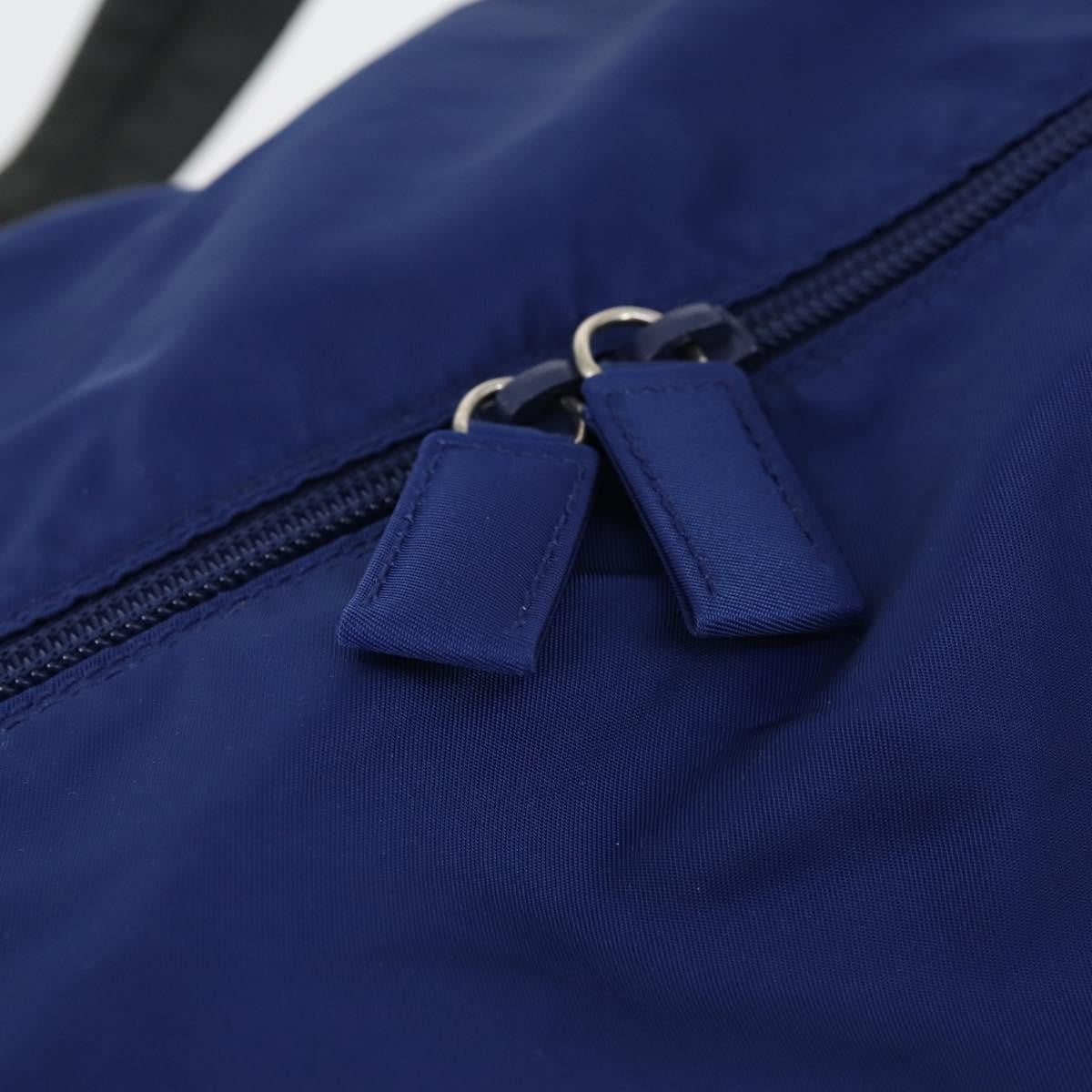 Prada Convertible Weekender Bag Tessuto, Blue, Nylon, Travel Bag