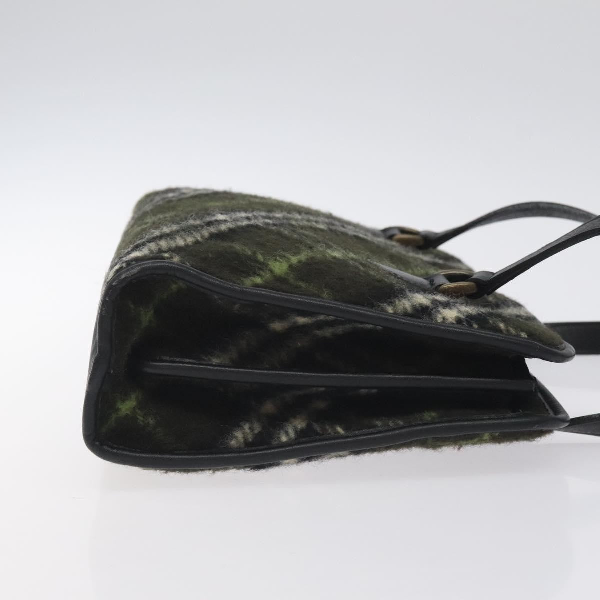 Burberry Nova Check Handbag Tweed, KHAKI, WOOL, Handbag