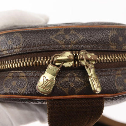 Louis Vuitton Pochette Gange Monogram Canvas, BROWN, CANVAS, Shoulder bag