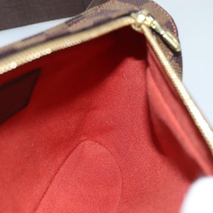 Louis Vuitton Geronimos Waist Bag Damier, BROWN, CANVAS, Shoulder bag