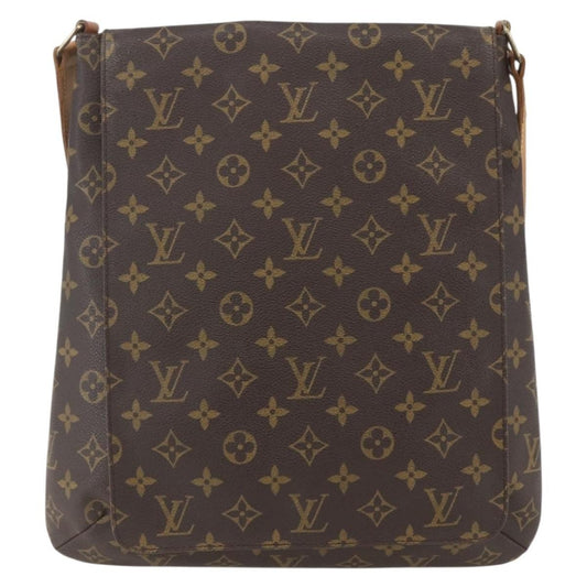 Louis Vuitton Musette Salsa Handbag Monogram Canvas, BROWN, CANVAS, Shoulder bag