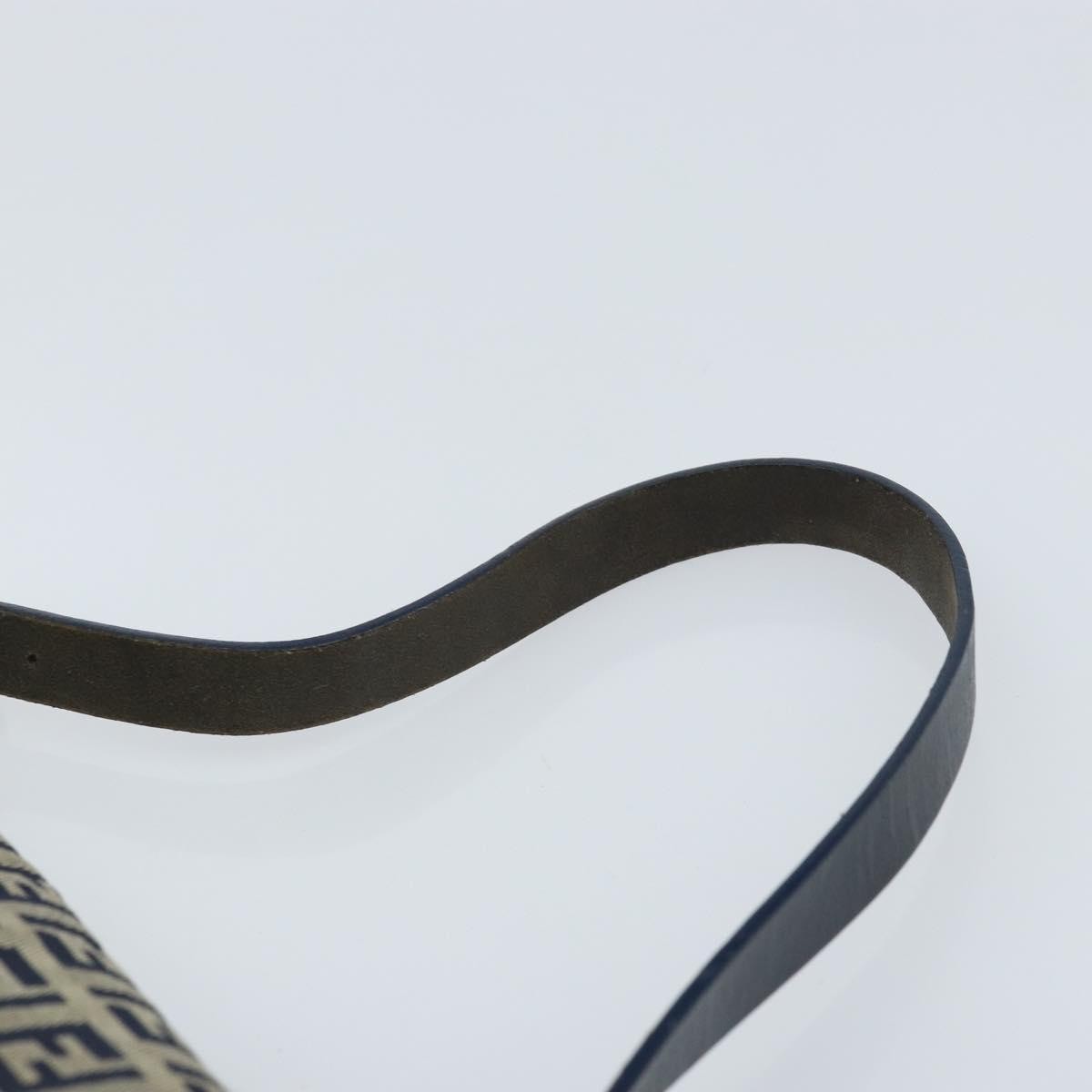 Fendi Mamma Baguette Shoulder Bag Canvas, NAVY, CANVAS, Shoulder bag