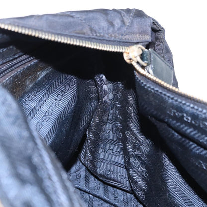 Prada Chain Shoulder Bag Tessuto, Navy, Nylon, Shoulder Bag
