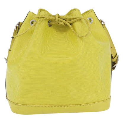Louis Vuitton Petit Noe Handbag Epi Leather, Green, Leather, Handbag