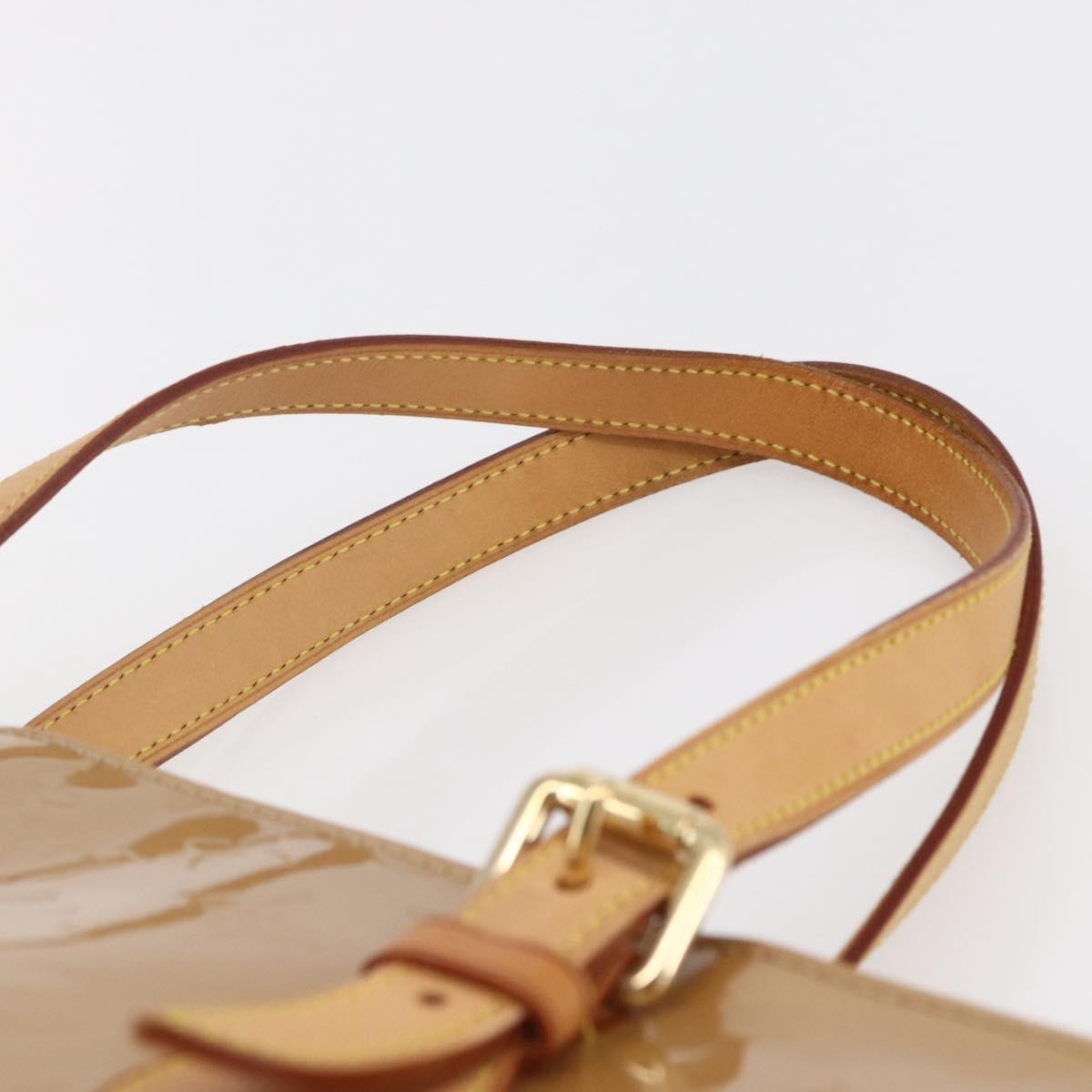 Louis Vuitton Brentwood Handbag Monogram Vernis, BROWN, PATENT_LEATHER, Handbag