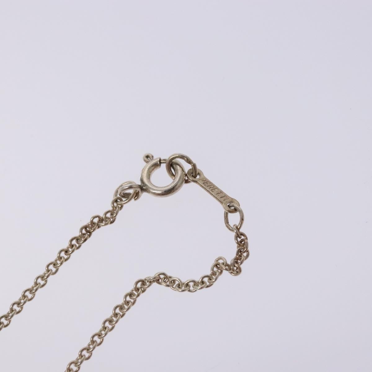 Tiffany & Co. Elsa Peretti Open Heart Pendant Necklace Sterling Silver, SILVER, SILVER, Necklace