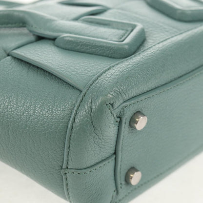 Bottega Veneta Arco Bag Maxi Intrecciato Leather, Green, Leather, Handbag