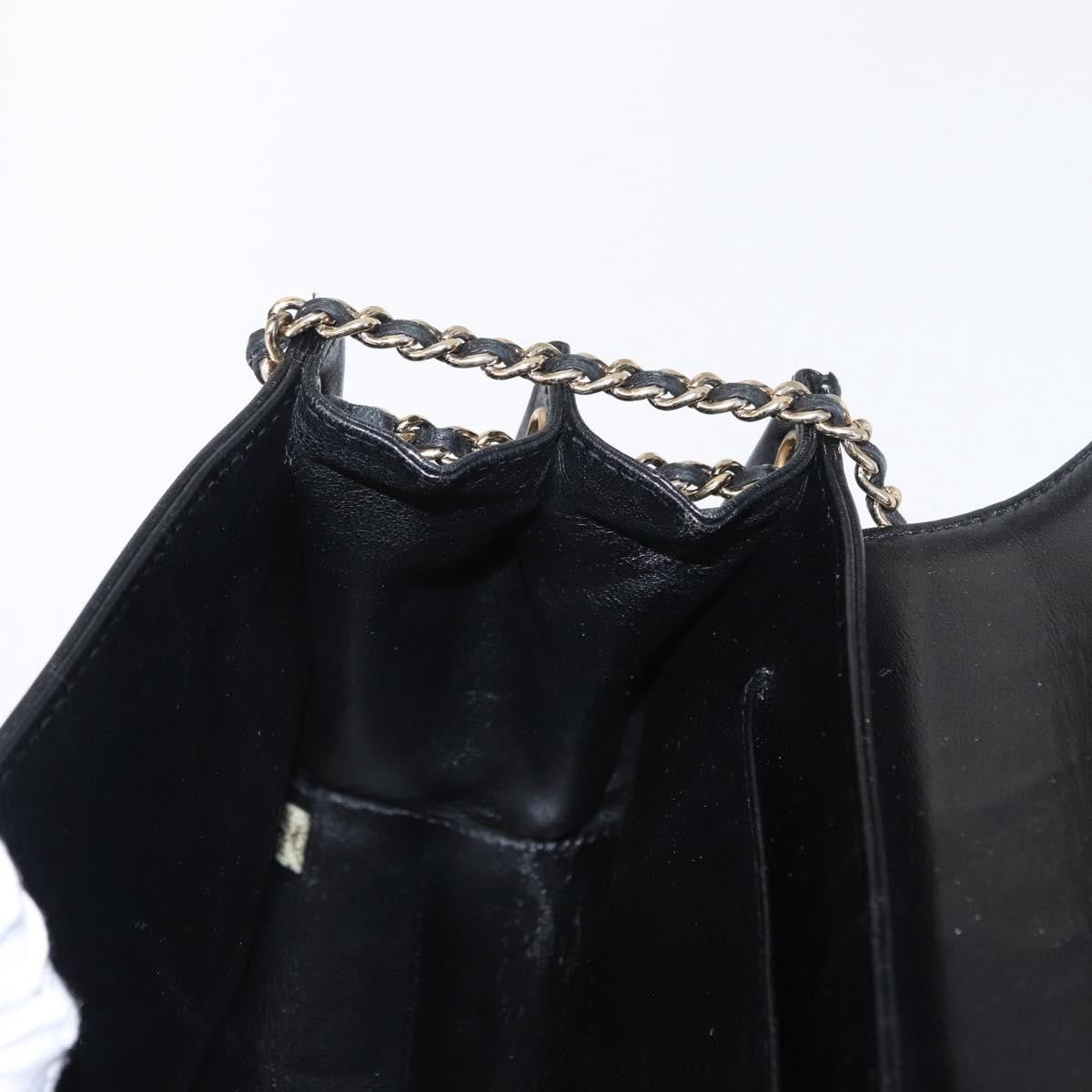 Chanel Chocolate Bar Accordion Reissue Flap Bag Quilted Lambskin, BLACK, LEATHER, Shoulder bag