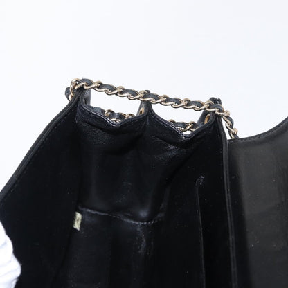 Chanel Chocolate Bar Accordion Reissue Flap Bag Quilted Lambskin, BLACK, LEATHER, Shoulder bag