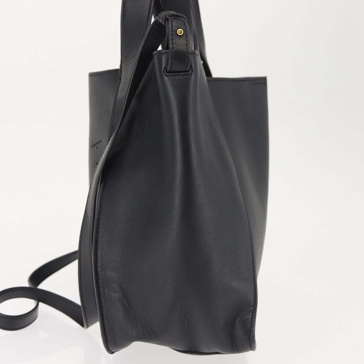 Stella McCartney Cabas tote bag leather, BLACK, LEATHER, Handbag