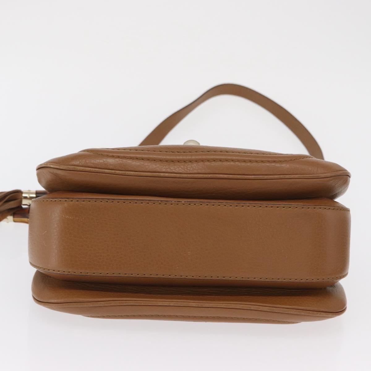 Gucci New Bamboo 1921 Top Handle Bag Leather, BROWN, LEATHER, Handbag
