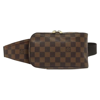 Louis Vuitton Geronimos Waist Bag Damier, BROWN, CANVAS, Shoulder bag