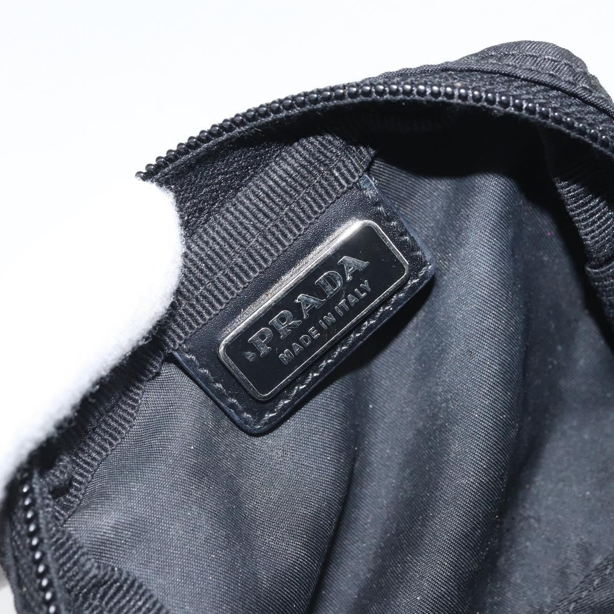 Prada Vintage Pouch Tessuto, BLACK, NYLON, Clutche & pouche