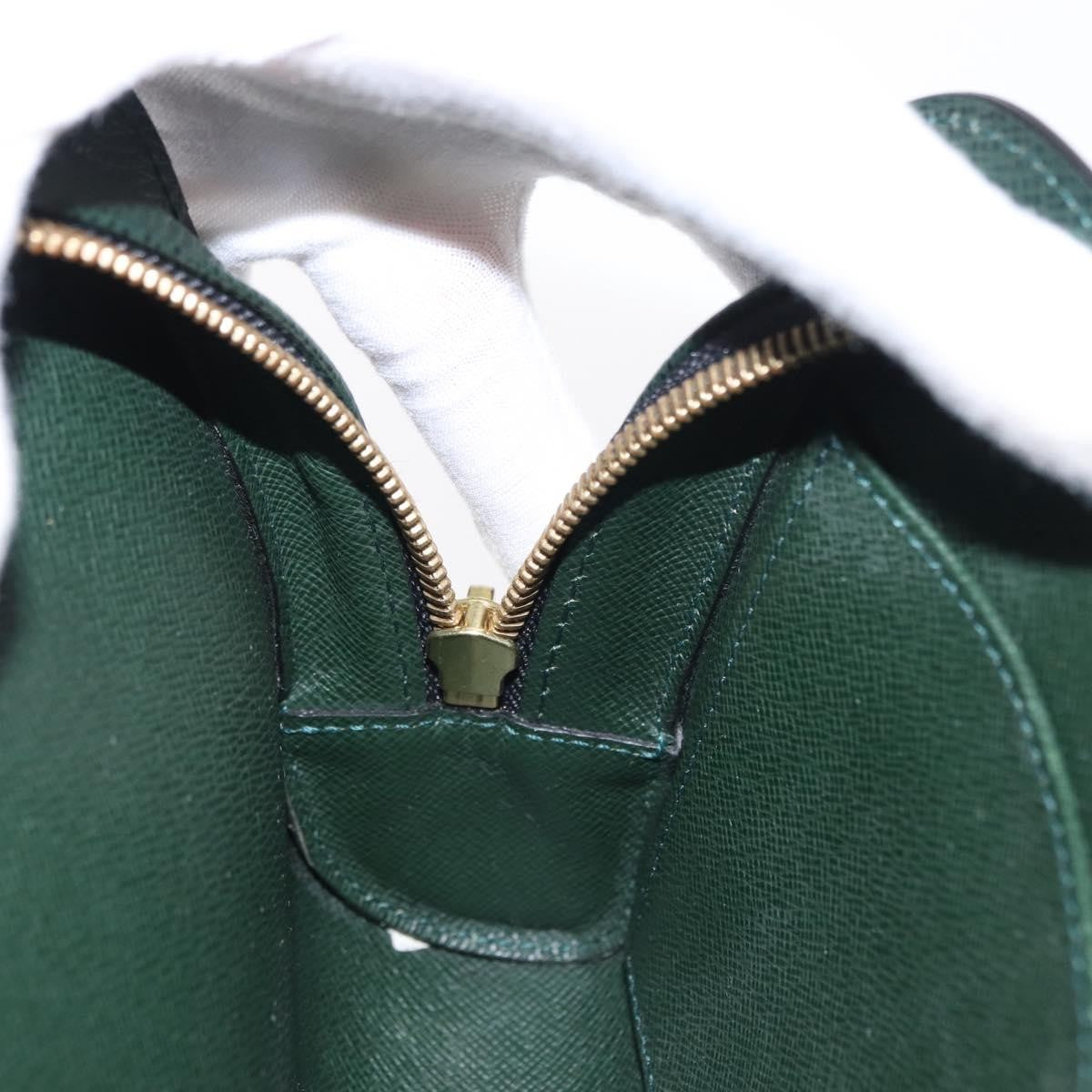 Louis Vuitton Pochette Baikal Clutch Taiga Leather, GREEN, LEATHER, Clutche & pouche